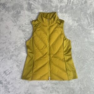 Athleta Inlet Vest Med Mustard Oxidized Yellow Women's